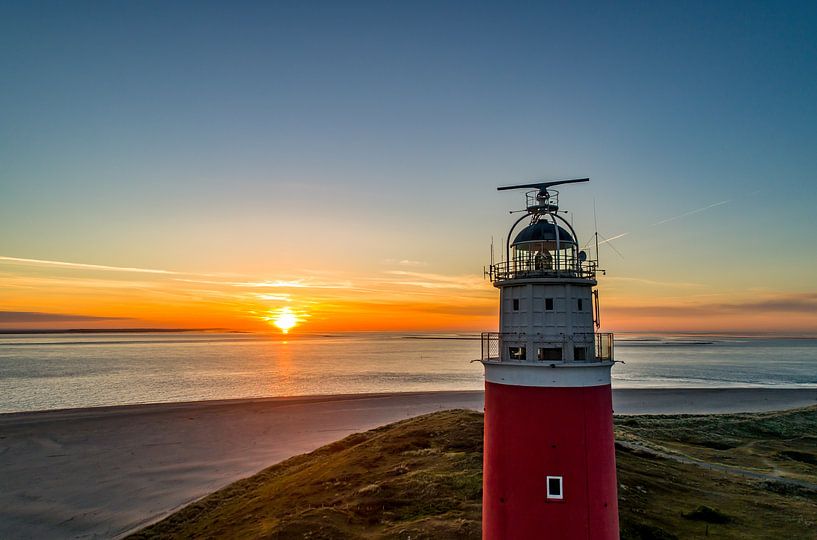 Vuurtoren Eierland Texel zonsopkomst van Texel360Fotografie Richard Heerschap