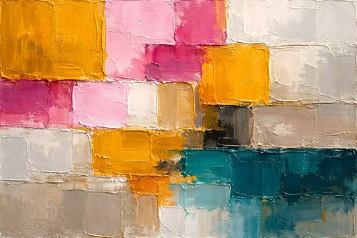 Stedelijke mozaïek van emoties