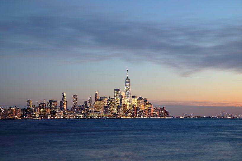 Lower Manhattan Sunset by Sander Knopper