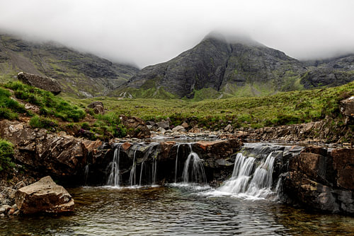 Fairy Pools op het eiland Skye