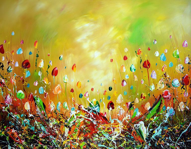 Flowers by Gena Theheartofart