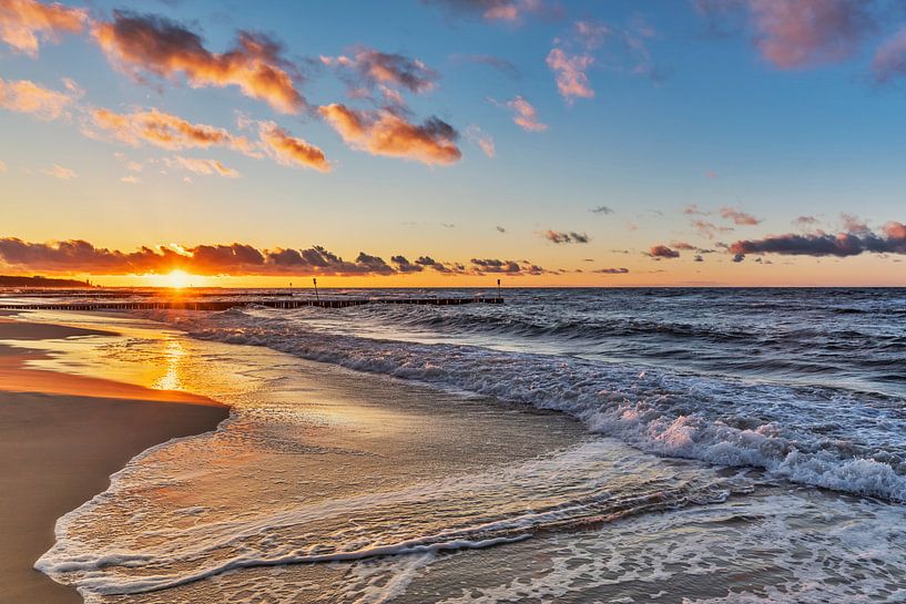 Sonnenuntergang am Meer von Gunter Kirsch