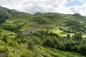Zicht op het viaduct van Glenfinnan