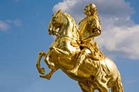 Goldener Reiter in Dresden von Werner Dieterich Miniaturansicht