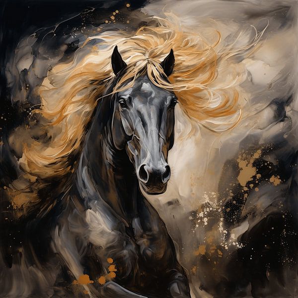 The Red Fury - Horse in action by Karina Brouwer