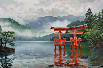 picturesque japanese art by Egon Zitter