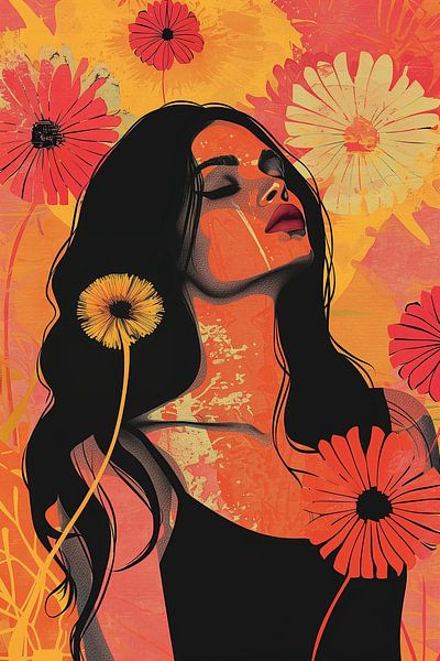 Sonnige Blumen von Bianca ter Riet