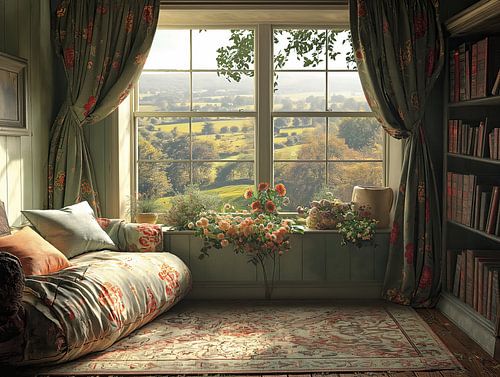 prachtig uitzicht vanuit de kamer