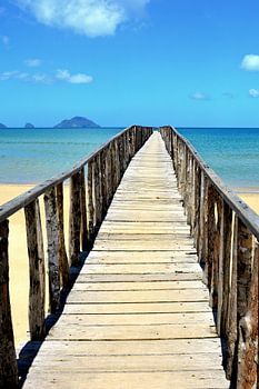 De weg naar de horizon in El Nido
