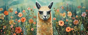Blumen-Lama