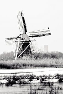 Molen nabij Leeuwarden von Gerben Duijster