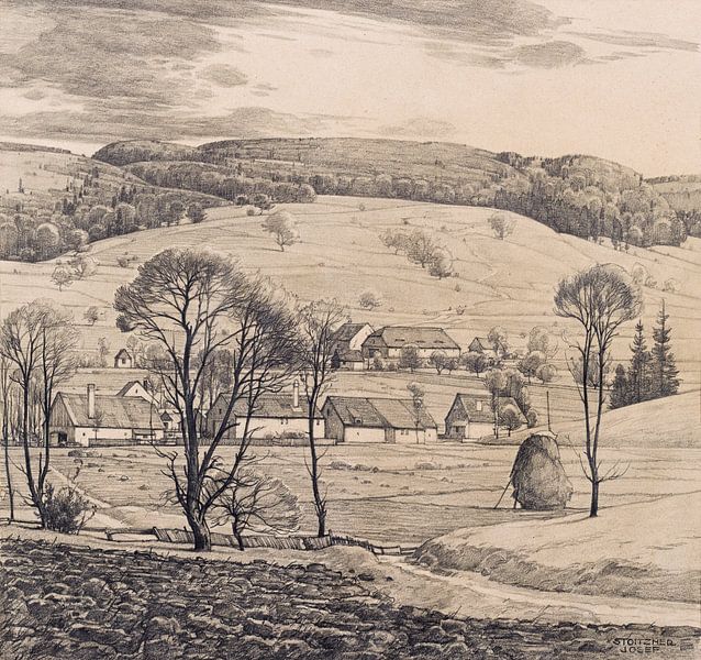 JOSEF STOITZNER, Aus dem südlichen Wienerwald, um 1920 von Atelier Liesjes