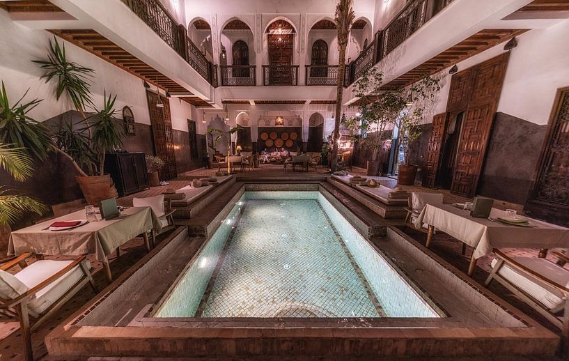 Riad interieur Marrakesh van Mario Calma
