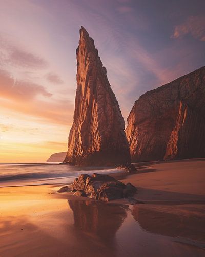 Natuurlijke wonderen in een gouden gloed