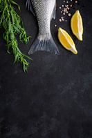 Vissenstaart, dragon, citroen l Food Fotografie