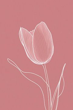 Tulpenstilte 4 van Thea