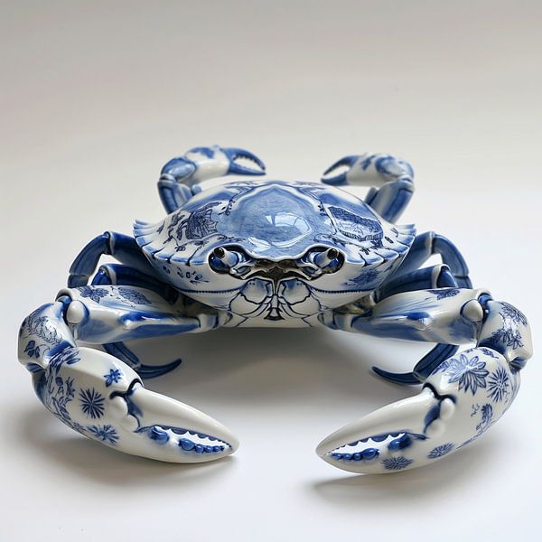 Krabbe Delfter Blau von Bert Nijholt