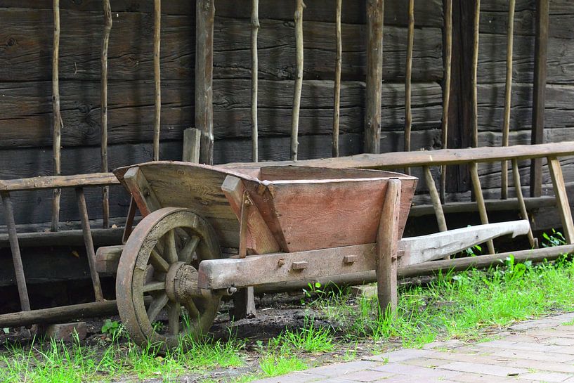 Kruiwagen in het Spreewald van Ingo Laue