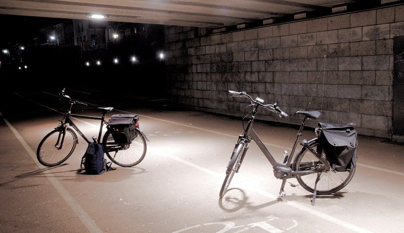 Under the bridge at Kampen by George van der Vliet
