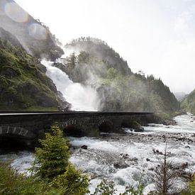 waterfall von Geert Groot