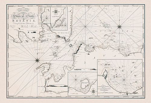 Indonesië Vintage Kaart