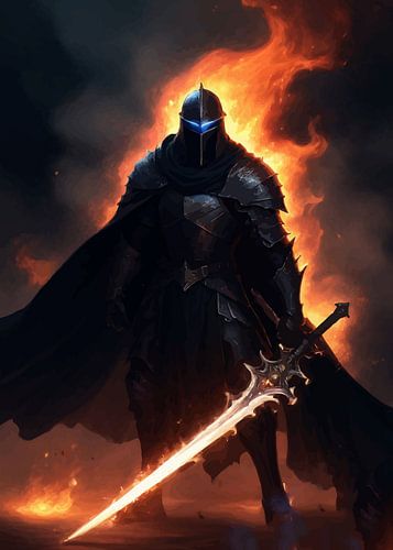 Zwarte ridder Vlam Aura 1