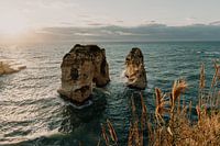Pigeon rocks in Beirut, Lebanon