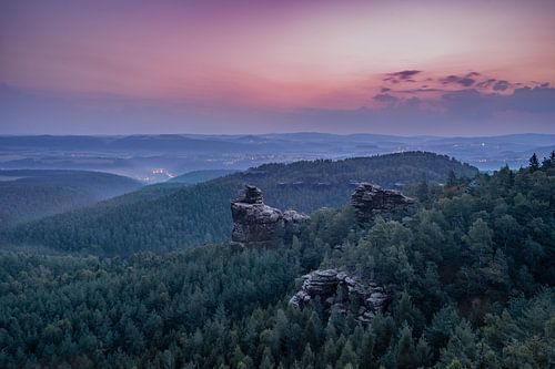 Saxon Switzerland in the morning