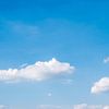 Blauer Himmel mit Wolken von Günter Albers