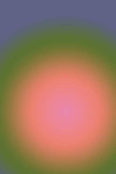 Art néon rétro des années 70. Dégradé abstrait en rose, orange, vert, lilas. par Dina Dankers