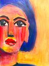 Intuïtief portret La Femme Bleue van Danielle Ducheine thumbnail