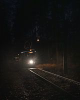 Night tram ride