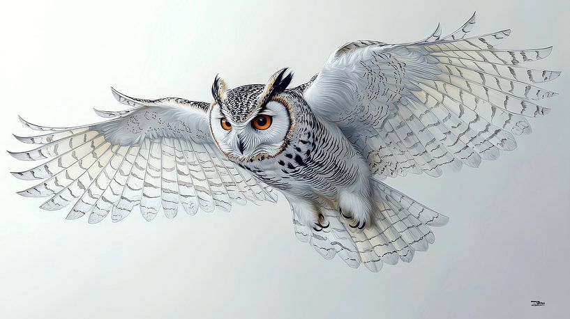 Eule - Steinkauz von Gelissen Artworks