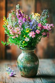 Flower bouquet vase by Poster Art Shop