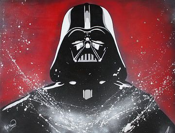 Darth Vader - Star Wars van Kathleen Artist Fine Art