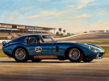 Shelby Daytona Painting Classic Car Artwork