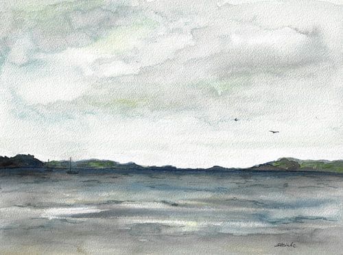 Strand aan de Oostzee in Denemarken