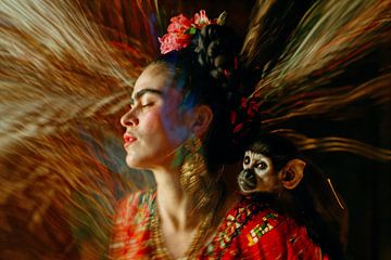Kahlo's dreams 1 van Sander Hupkes