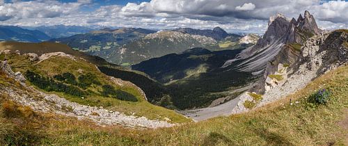 Seceda in den Dolomiten.