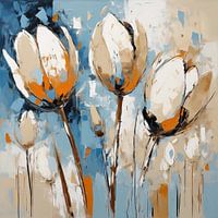 Abstract tulips