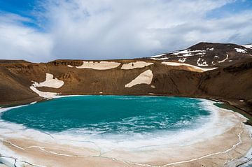 Krafla vulkaan in IJsland van Tim Vlielander
