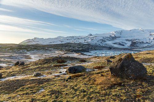La plus haute montagne de Iceland Hvannadalshnúkur
