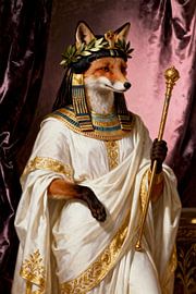 Portrait of the royal fox