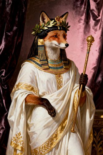 Portret van de koninklijke vos