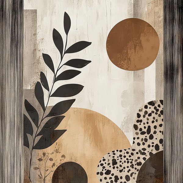 Abstract Nature in Earth tones by Your unique art
