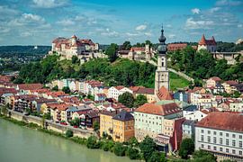 Burghausen on the Salzach by altmodern