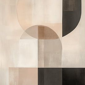 Modern abstract, Japandi stijl van Japandi Art Studio