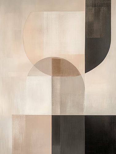 Modern abstract, Japandi style