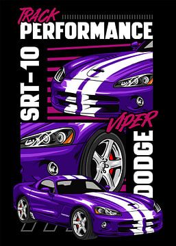 Dodge Viper SRT-10 Muscle Car van Adam Khabibi