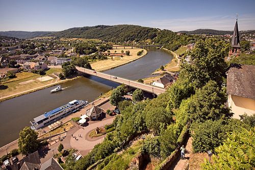 The river Saar near Saarburg